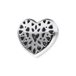 14K White Gold Round Diamond Pave Heart Pendant 1.21ct -Outlet Radiant Bijou Store 14k gold round diamond pave heart pendant 121ct p 27788 backwh