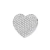 14K White Gold Round Diamond Pave Heart Pendant 1.21ct -Outlet Radiant Bijou Store 14k gold round diamond pave heart pendant 121ct p 27788 wh