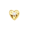 14K Yellow Gold Round Diamond Puffed Heart Pendant 0.03ct -Outlet Radiant Bijou Store 14k gold round diamond puffed heart pendant 003ct p 27707 ye