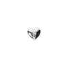14K White Gold Round Diamond Puffed Heart Pendant 0.10ct