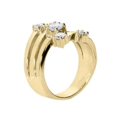 14K White Gold Round Diamond Right Hand Ring 0.59ct 9 14K White Gold Round Diamond Right Hand Ring 0.59ct -Outlet Radiant Bijou Store 14k gold round diamond right hand ring 059ct p 29735 back yellow