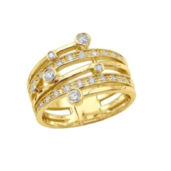 14K White Gold Round Diamond Right Hand Women's Ring 0.40ct 14.5mm 11 14K White Gold Round Diamond Right Hand Women's Ring 0.40ct 14.5mm -Outlet Radiant Bijou Store 14k gold round diamond right hand womens ring 040ct p 29804 ye