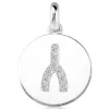 14K White Gold Round Diamond Wishbone Necklace Pendant 0.09 -Outlet Radiant Bijou Store 14k gold round diamond wishbone necklace pendant 009 p 27363 white 20220426