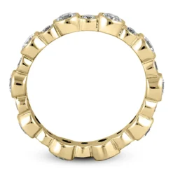Thin 14K White Gold Round Diamonds Eternity Ring 1.30ct -Outlet Radiant Bijou Store 14k gold round diamonds eternity ring 130ct p 24870 rose 20220426