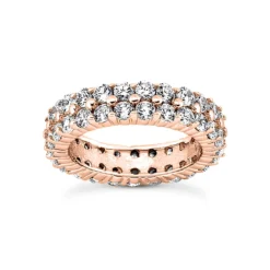 14K White Gold Round Diamonds Eternity Ring 4.60ct -Outlet Radiant Bijou Store 14k gold round diamonds eternity ring 460ct p 24867 rose 20220426
