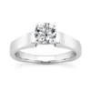 14K White Gold Six-Prong Solitaire Engagement Ring 0.50ct 2.90mm -Outlet Radiant Bijou Store 14k gold six prong solitaire engagement ring 050ct p 23465 white 20220426