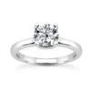 14K White Gold Solitaire Engagement Ring 0.50ct 2.50mm -Outlet Radiant Bijou Store 14k gold solitaire engagement ring 050ct p 24964 white 20220426
