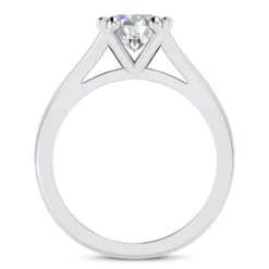 14K White Gold Solitaire Engagement Ring 0.50ct 3.11mm -Outlet Radiant Bijou Store 14k gold solitaire engagement ring 050ct p 24970 additional white