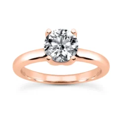14K White Gold Solitaire Engagement Ring 0.50ct 2.65mm -Outlet Radiant Bijou Store 14k gold solitaire engagement ring 050ct p 24973 rose 20220426