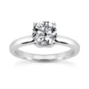 14K White Gold Solitaire Engagement Ring 0.50ct 2.65mm -Outlet Radiant Bijou Store 14k gold solitaire engagement ring 050ct p 24973 white 20220426