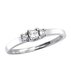 14K Yellow Gold Three Stone Diamond Engagement Ring 0.25ct 9 14K Yellow Gold Three Stone Diamond Engagement Ring 0.25ct -Outlet Radiant Bijou Store 14k gold three stone diamond engagement ring 025ct p 24668 wh