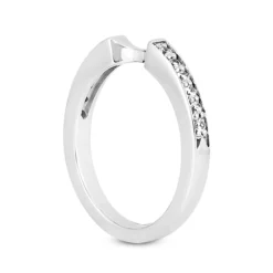 Thin 14K White Gold Unique Diamond Engagement Band 0.10ct -Outlet Radiant Bijou Store 14k gold unique diamond engagement band 010ct p 23547 back white 20220426