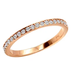 Ultra Thin 14K Yellow Gold Unique Diamond Engagement Stackable Ring 0.21ct -Outlet Radiant Bijou Store 14k gold unique diamond engagement band 021ct p 23613 ro