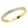 Ultra Thin 14K Yellow Gold Unique Diamond Engagement Stackable Ring 0.21ct -Outlet Radiant Bijou Store 14k gold unique diamond engagement band 021ct p 23613 ye