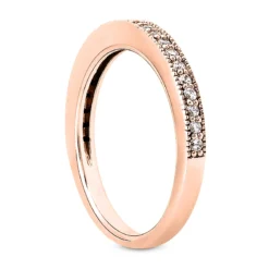 Thin 14K White Gold Unique Diamond Engagement Band 0.23ct 2.6mm -Outlet Radiant Bijou Store 14k gold unique diamond engagement band 023ct p 23884 back rose 20220426