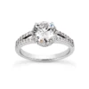 14K White Gold Unique Diamond Engagement Ring 0.88ct 4.5mm -Outlet Radiant Bijou Store 14k gold unique diamond engagement ring 088ct p 23602 white 20220426