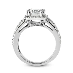 14K White Gold Unique Diamond Engagement Ring 0.92ct 4.8mm 19 14K White Gold Unique Diamond Engagement Ring 0.92ct 4.8mm -Outlet Radiant Bijou Store 14k gold unique diamond engagement ring 092ct p 23648 additional white