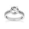 14K White Gold Unique Diamond Engagement Ring 1.03ct -Outlet Radiant Bijou Store 14k gold unique diamond engagement ring 103ct p 23630 white 20220426