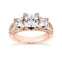 14K White Gold Unique Diamond Engagement Ring 1.19ct 3.8mm -Outlet Radiant Bijou Store 14k gold unique diamond engagement ring 119ct p 23968 rose 20220426