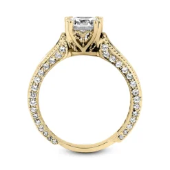 14K White Gold Unique Diamond Engagement Ring 2.64ct -Outlet Radiant Bijou Store 14k gold unique diamond engagement ring 264ct p 24088 additional yellow