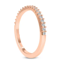 14K White Gold Unique Diamond Engagement Ring Set 0.42ct -Outlet Radiant Bijou Store 14k gold unique diamond engagement ring set 042ct p 23541 additional rose 3