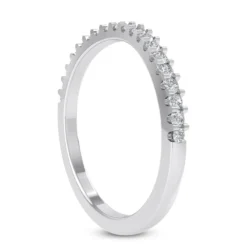 14K White Gold Unique Diamond Engagement Ring Set 0.42ct -Outlet Radiant Bijou Store 14k gold unique diamond engagement ring set 042ct p 23541 additional white 3