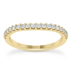 14K White Gold Unique Diamond Engagement Ring Set 0.42ct -Outlet Radiant Bijou Store 14k gold unique diamond engagement ring set 042ct p 23541 additional yellow 2