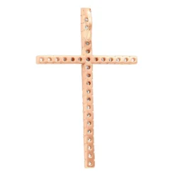 14K Yellow Gold White And Yellow Diamond Cross Pendant 0.72ct 15 14K Yellow Gold White And Yellow Diamond Cross Pendant 0.72ct -Outlet Radiant Bijou Store 14k gold white and yellow diamond cross pendant 072ct p 6606 backro