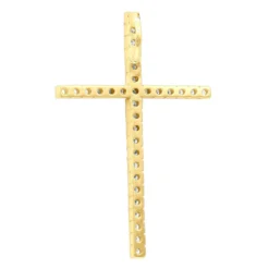 14K Yellow Gold White And Yellow Diamond Cross Pendant 0.72ct 14 14K Yellow Gold White And Yellow Diamond Cross Pendant 0.72ct -Outlet Radiant Bijou Store 14k gold white and yellow diamond cross pendant 072ct p 6606 backye
