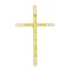 14K Yellow Gold White And Yellow Diamond Cross Pendant 0.72ct -Outlet Radiant Bijou Store 14k gold white and yellow diamond cross pendant 072ct p 6606 ye
