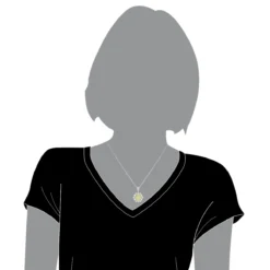 14K White Gold White And Yellow Diamond Ladies Flower Pendant 2.3ct -Outlet Radiant Bijou Store 14k gold white and yellow diamond ladies flower pendant 23ct bodwh