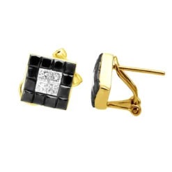 14K White Gold White Black Diamonds Stud Earrings 1.45ct -Outlet Radiant Bijou Store 14k gold white black diamonds stud earrings 145ct p 5707 yellow 20220220