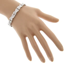 14K Yellow Gold Women's Baguette Diamond Bracelet 4 Ct -Outlet Radiant Bijou Store 14k gold womens baguette diamond bracelet 495ct p 5778 bodwh