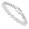 14K White Gold Women's Diamond Cluster Tennis Bracelet 8.25ct -Outlet Radiant Bijou Store 14k gold womens diamond cluster tennis bracelet 825ct p 5962 wh