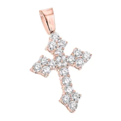 14K White Gold Women's Diamond Cross Pendant 2.12ct -Outlet Radiant Bijou Store 14k gold womens diamond cross pendant 212ct p 6572 ro