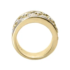 14K White Gold Women's Diamond Ring 1.20ct 13.4mm -Outlet Radiant Bijou Store 14k gold womens diamond ring 120ct p 29407 back yellow