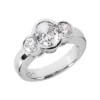Thin 14K White Gold Women's Diamond Ring 1.50ct -Outlet Radiant Bijou Store 14k gold womens diamond ring 150ct p 29128 white
