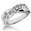 14K White Gold Women's Diamond Wedding Band 0.70ct 7.3mm -Outlet Radiant Bijou Store 14k gold womens diamond wedding band 070ct p 27566