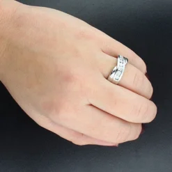 14K White Gold Women's Diamond Wedding Band 0.70ct 7.3mm -Outlet Radiant Bijou Store 14k gold womens diamond wedding band 070ct p 27566bod