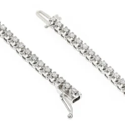 14K White Gold Women's Round Diamond Tennis Bracelet 1.80ct -Outlet Radiant Bijou Store 14k gold womens round diamond tennis bracelet 180ct p 5825 backwh