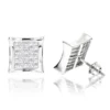 14K White Gold Invisible Set Princess Cut Diamond Stud Earrings For Men And Women 1.25ct Kite Shape -Outlet Radiant Bijou Store 14k invisible set princess cut diamond earrings 125ct p 97 wh 1
