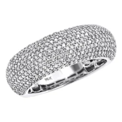 14K Yellow Gold Pave Diamond Band 1.12ct -Outlet Radiant Bijou Store 14k pave diamond band 112ct p 41411 wh