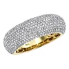 14K Yellow Gold Pave Diamond Band 1.12ct -Outlet Radiant Bijou Store 14k pave diamond band 112ct p 41411 ye