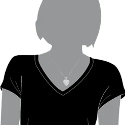 Large 14K White Gold Pave Diamond Heart Pendant 4 Carats -Outlet Radiant Bijou Store 14k pave large diamond heart pendant 4ct p 22430 bodwh