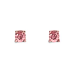 14K Yellow Gold Pink Diamond Stud Earrings 0.2ct -Outlet Radiant Bijou Store 14k pink diamond stud earrings 020ct p 35699 ro