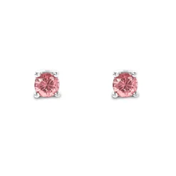 14K Yellow Gold Pink Diamond Stud Earrings 0.2ct -Outlet Radiant Bijou Store 14k pink diamond stud earrings 020ct p 35699 wh