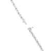 14K White Gold Round Diamond Love Knots Tennis Bracelet 2 Carat