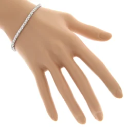 Round Diamond Women's Tennis Bracelet 14K White Gold 1 1/2ct 12 Round Diamond Women's Tennis Bracelet 14K White Gold 1 1/2ct -Outlet Radiant Bijou Store 14k round diamond tennis bracelet 14k gold 1 12ct p 22290 bodwh
