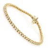 14K Yellow Gold Round Diamond Tennis Bracelet 2.2ct -Outlet Radiant Bijou Store 14k round diamond tennis bracelet 220ct p 22424 ye
