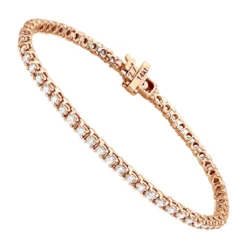 14K White Gold Round Diamond Tennis Bracelet For Women 3.55ct With 4 Prong Setting 16 14K White Gold Round Diamond Tennis Bracelet For Women 3.55ct With 4 Prong Setting -Outlet Radiant Bijou Store 14k round diamond tennis bracelet 355ct p 22423 ro